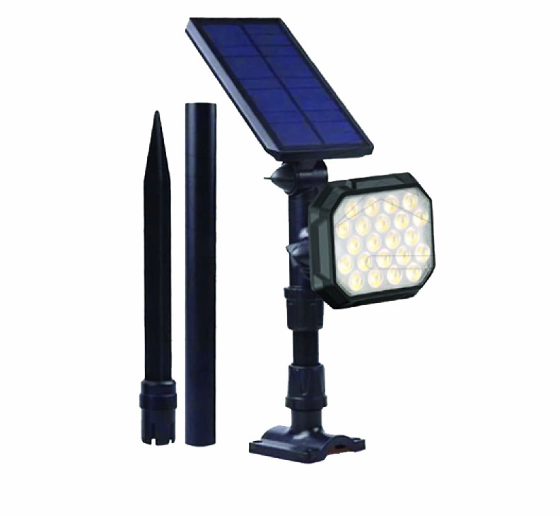 DIŞ MEKAN SOLAR 22 WATT KAZIKLI BAHÇE SPOTU